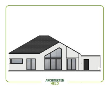 Architektenbungalow mit XXL Fensterfront 145 m²
